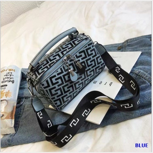 JT12148-blue Hand Bag Selempang Fashion Import Wanita