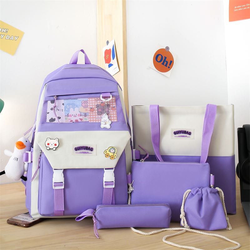JT12473 (5IN1) IDR.178.000 MATERIAL CANVAS SIZE L31XH43XW15CM WEIGHT 750GR COLOR PURPLE