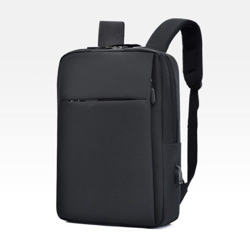 JT12588-black Tas Ransel Laptop Unisex Colokan USB Import