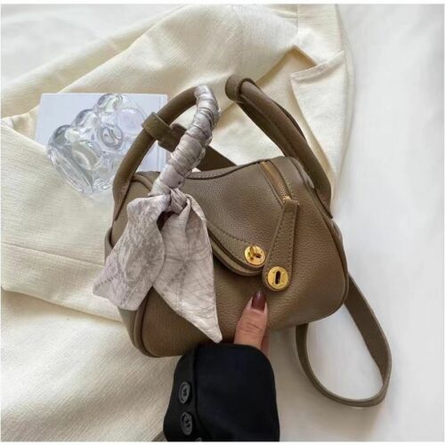 JT12632-khaki Tas Handbag Lindi Fashion Import Wanita Cantik