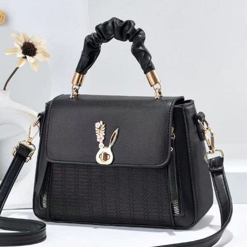 JT13018-black Tas Handbag Selempang Import Wanita Cantik Terbaru