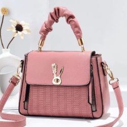 JT13018-pink Tas Handbag Selempang Import Wanita Cantik Terbaru