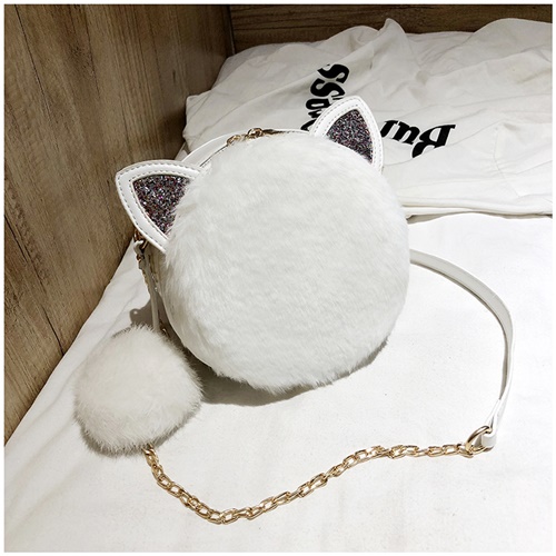 JT1360 IDR.159.000 MATERIAL PU+PLUSH SIZE L18XH18XW7CM WEIGHT 450GR COLOR WHITE