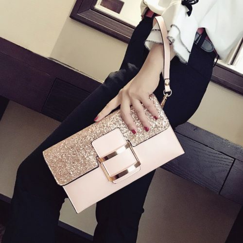 JT14212-pink Dompet Clutch Wanita Elegan Import Terbaru