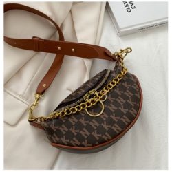 JT14430-brown Waist Bag Sling Wanita Cantik Import Terbaru