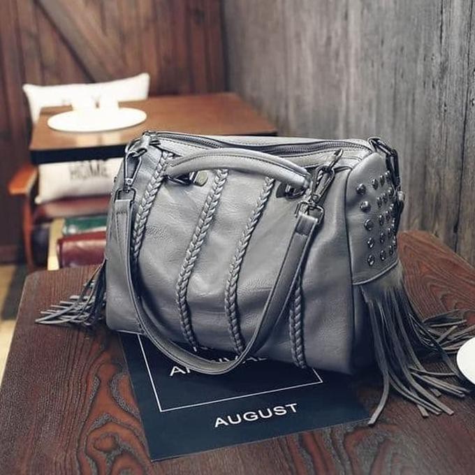 JT1638 IDR.192.000 MATERIAL PU SIZE L30XH25XW10CM WEIGHT 770GR COLOR GRAY