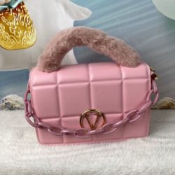 JT1695-pink Tas Handbag Wanita Pesta Elegan Tali Selempang