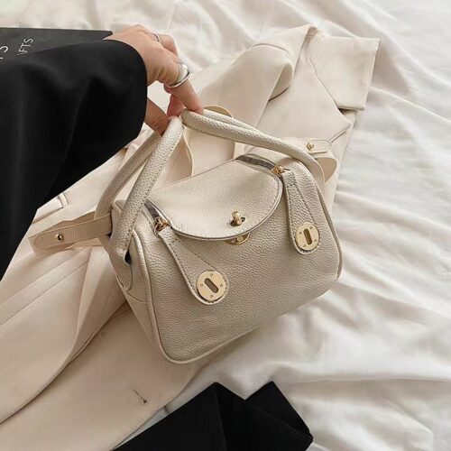JT18132-beige Tas Handbag Lindi Fashion Import Wanita Cantik