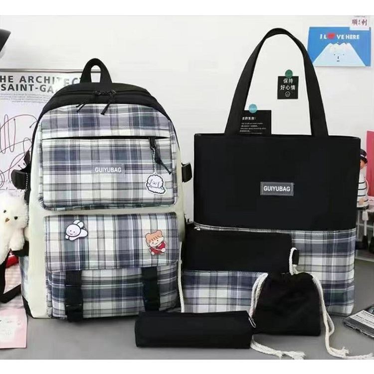 JT18252 (5IN1) IDR.179.000 MATERIAL CANVAS SIZE L29XH40XW12CM WEIGHT 750GR COLOR BLACK