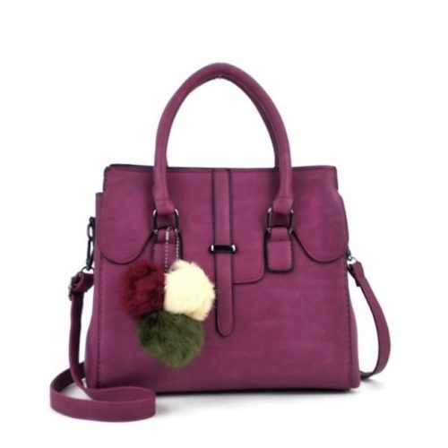 JT18362-purple Tas Hand Bag Wanita Cantik Fashion Import Terbaru