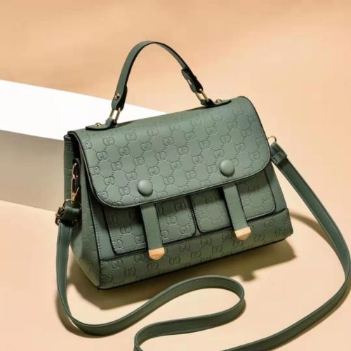 JT18667-green Tas Handbag Wanita Cantik Elegan Import