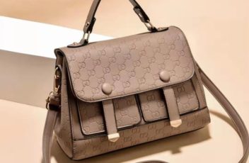JT18667-khaki Tas Handbag Wanita Cantik Elegan Import