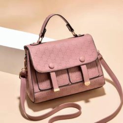 JT18667-pink Tas Handbag Wanita Cantik Elegan Import