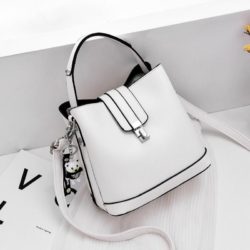 JT18790-white Tas Handbag Selempang Wanita Cantik Elegan Import