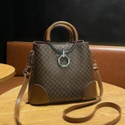 JT188882-brown Tas Handbag Selempang Wanita Elegan Import Terbaru