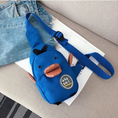 JT19130-blue Sling Bag Unisex Lucu Import Kekinian