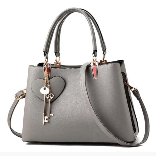 JT19131-gray Tas Handbag Pesta Cantik Gantungan Double Key