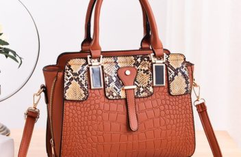 JT20281-brown Tas Handbag Wanita Elegan Import Terbaru