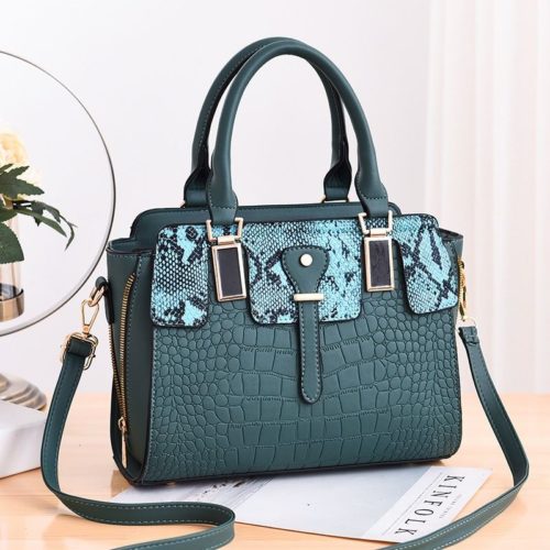 JT20281-green Tas Handbag Wanita Elegan Import Terbaru