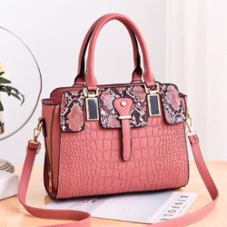 JT20281-pink Tas Handbag Wanita Elegan Import Terbaru