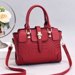 JT20282-red Tas Handbag Wanita Cantik Import Terbaru
