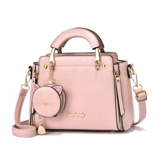 JT2029-pink Tas Handbag Selempang Wanita Elegan Import Terbaru