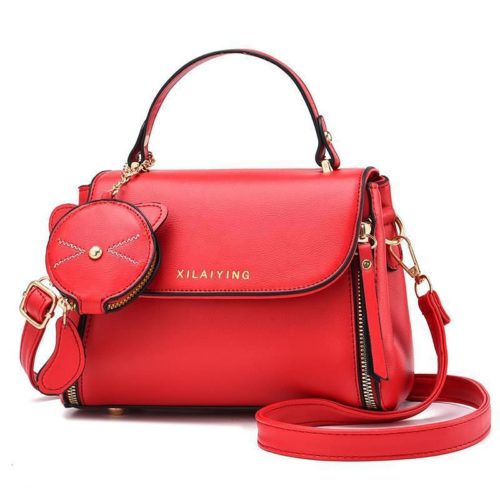 JT20352-red Tas Handbag Selempang Wanita Cantik Import