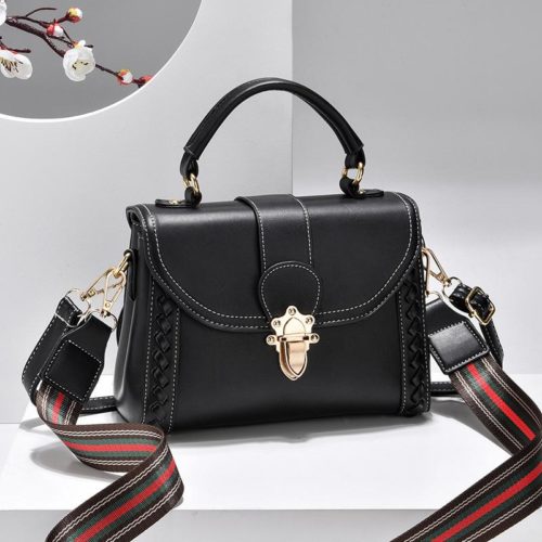 JT2182-black Tas Handbag Selempang Wanita Elegan Import