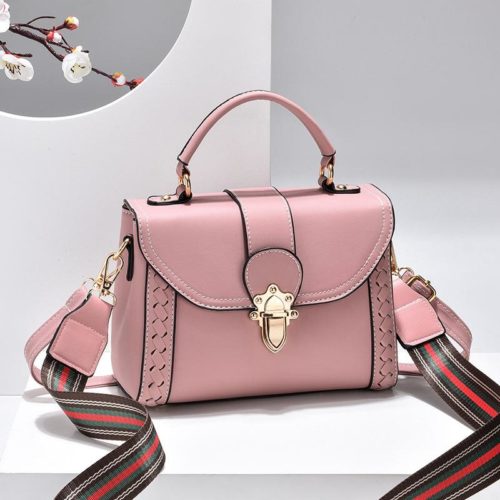 JT2182-pink Tas Handbag Selempang Wanita Elegan Import