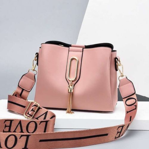 JT28090-pink Tas Selempang Fashion Wanita Cantik Import Terbaru