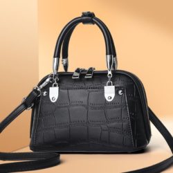 JT28771-black Tas Handbag Selempang Wanita Elegan Import