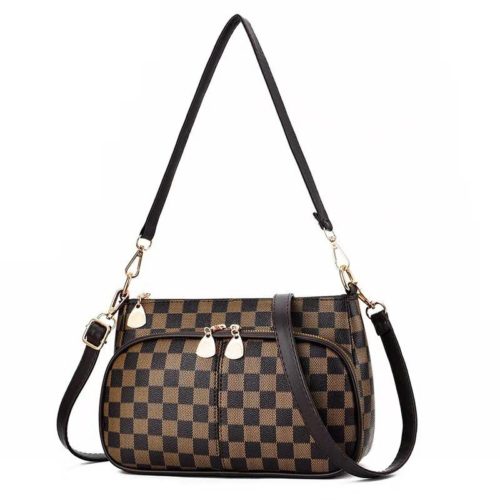 JT30081-grid Tas Shoulder Bag Selempang Fashion Import Wanita Cantik