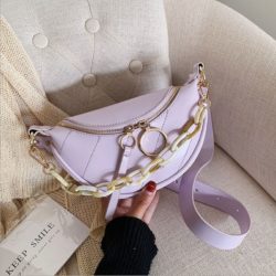 JT34510-purple Tas Sling Waist Bag Wanita Cantik Import