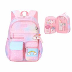JT3591SMALL-pink Tas Ransel Anak Imut Sekolah Import Terbaru