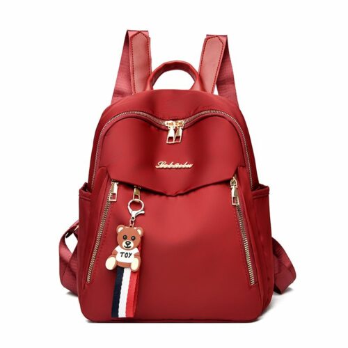 JT5041-red Tas Ransel Fashion Import Wanita Cantik Import