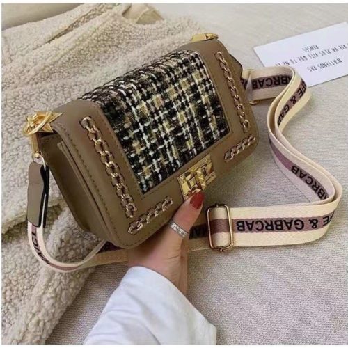 JT505521-khaki Tas Selempang Clutch Fashion Import Wanita