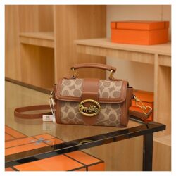 JT5080-brown Tas Handbag Fashion Import Wanita Elegan Terbaru