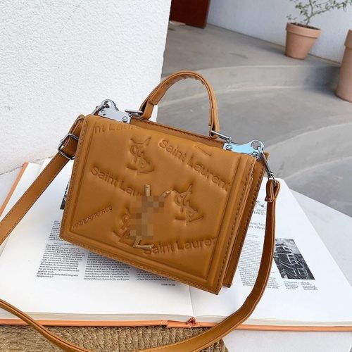 JT5452-brown Tas Handbag Selempang Wanita Cantik Import