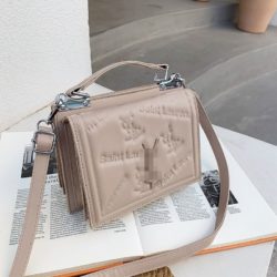 JT5452-khaki Tas Handbag Selempang Wanita Cantik Import
