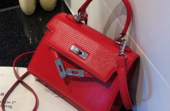 JT54820-red Tas Handbag Import Wanita Cantik Elegan