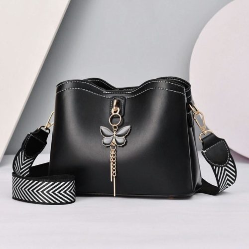 JT5910-black Tas Selempang Cantik Import Wanita Elegan