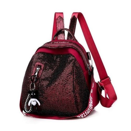 JT6144 IDR.142.000 MATERIAL SEQUIN SIZE L26XH26XW19CM WEIGHT 500GR COLOR RED