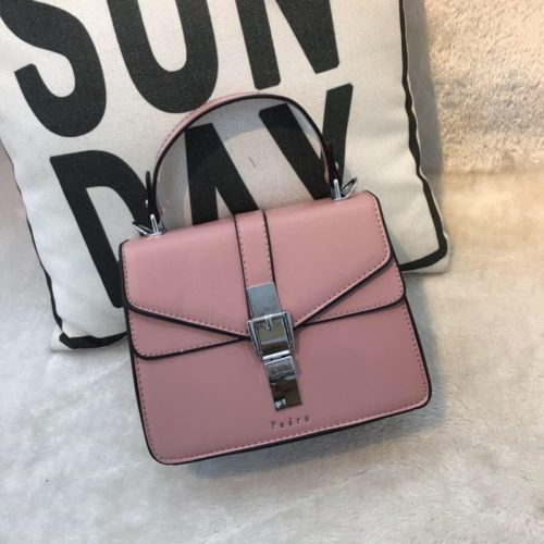 JT62034-pink Tas Handbag Selempang Import Wanita Cantik