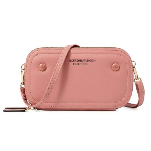 JT62172-pink Tas Selempang Dompet Handphone Wanita Cantik Import