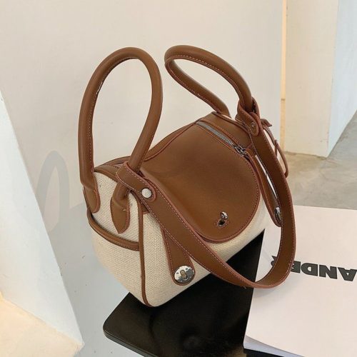 JT622-brown Tas Handbag Wanita Cantik Import Modis Terbaru