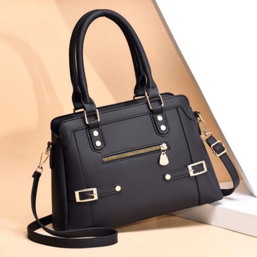 JT6603-black Tas handbag Pesta Wanita Elegan