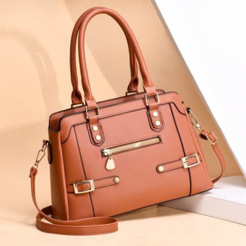 JT6603-brown Tas handbag Pesta Wanita Elegan
