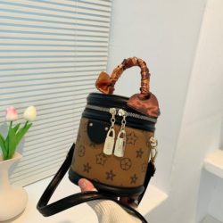 JT661-brown Tas Handbag Tabung Selempang Wanita Cantik Import