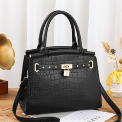 JT6610-black Tas Handbag Selempang Wanita Elegan Import Terbaru