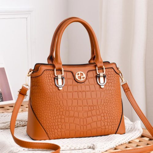 JT6612-brown Hand Bag Selempang Wanita Cantik Elegan